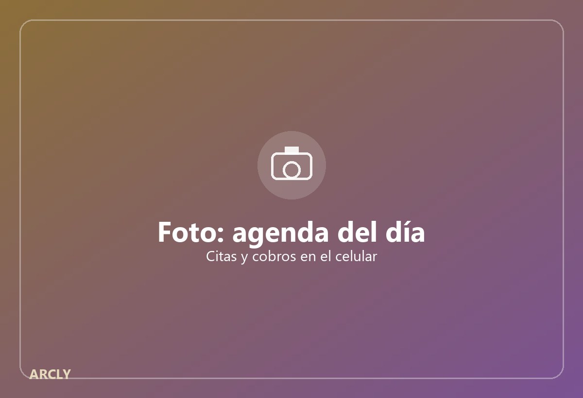 Agenda y cobros en ARCLY